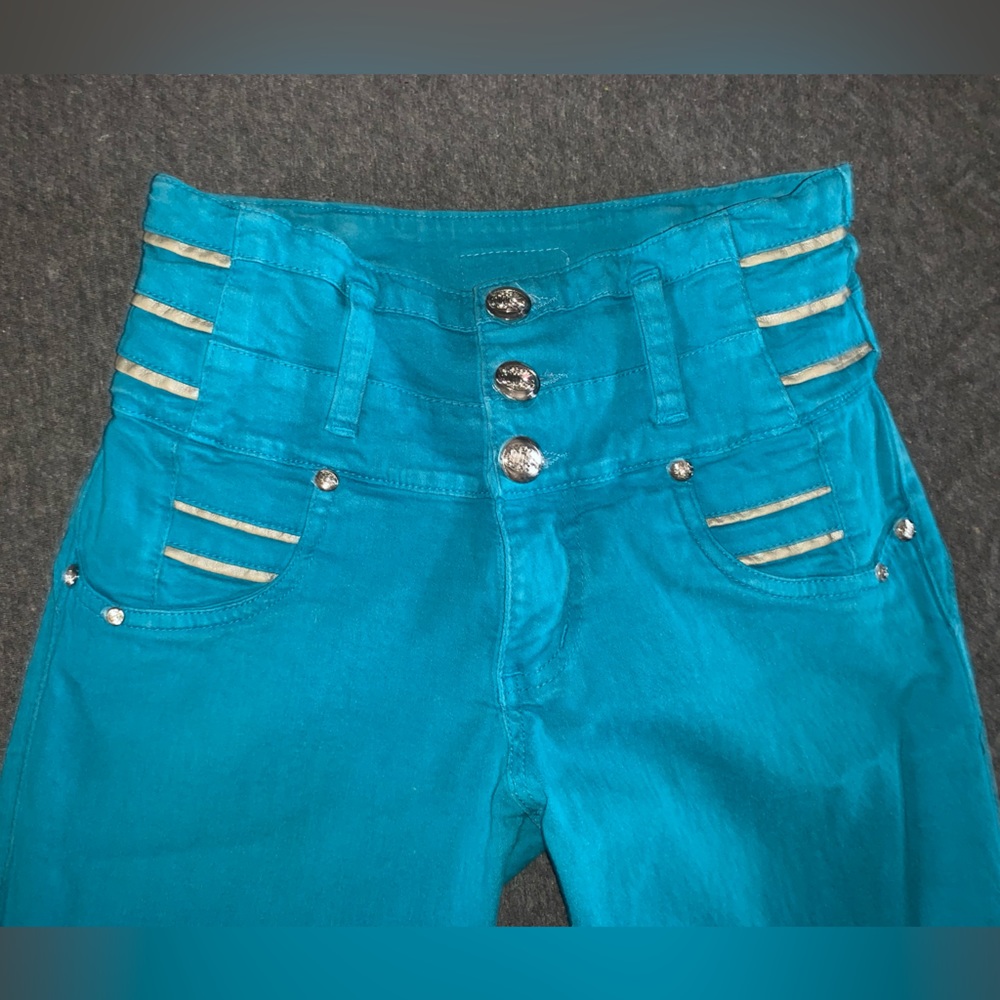 Blue/Teal Skinny Jeans